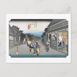 Cartão Postal ukiyoe Hiroshige Nº35 Goyu