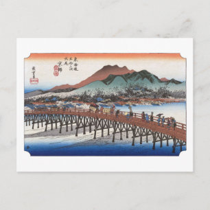 Cartão Postal ukiyoe Hiroshige Nº54 Keishi