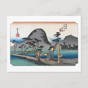 Cartão Postal ukiyoe Hiroshige nº 07 Hiratsuka