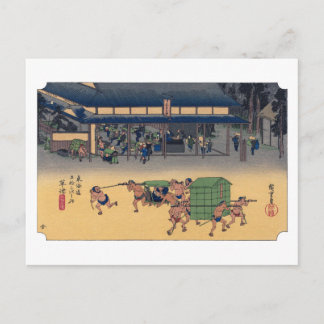 Cartão Postal ukiyoe Hiroshige No.52 Kusatsu