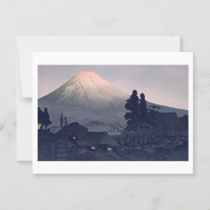 Cartão Postal ukiyoe [komei] Monte Fuji De Mizukubo