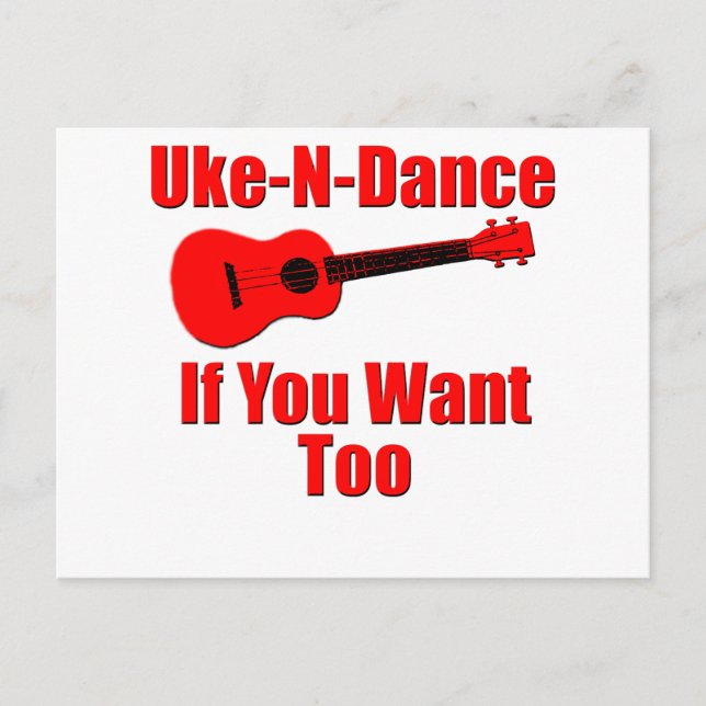 Cartão Postal ukulele (Frente)
