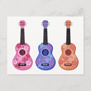 Cartão postal Ukuleles