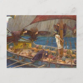 Cartão Postal Ulisses e as Sirens