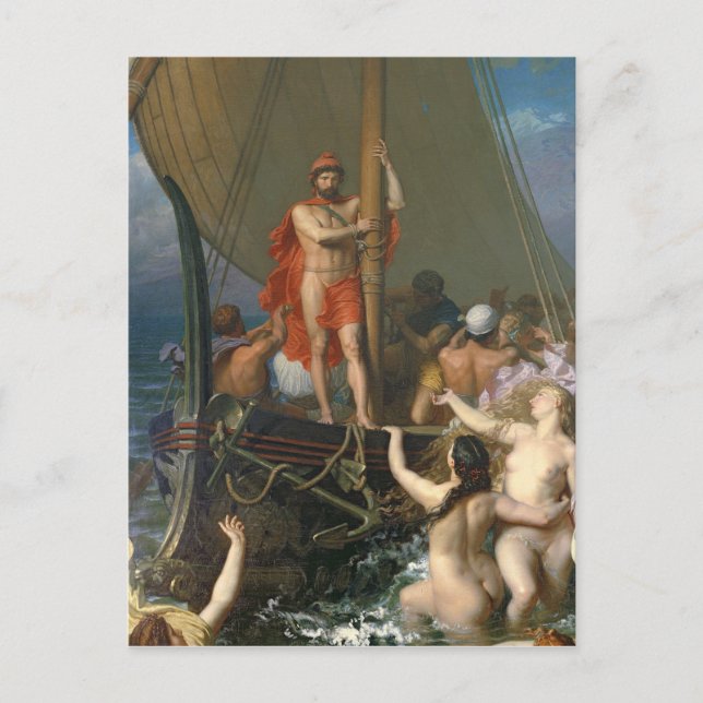 Cartão Postal Ulisses e as Sirens (Frente)