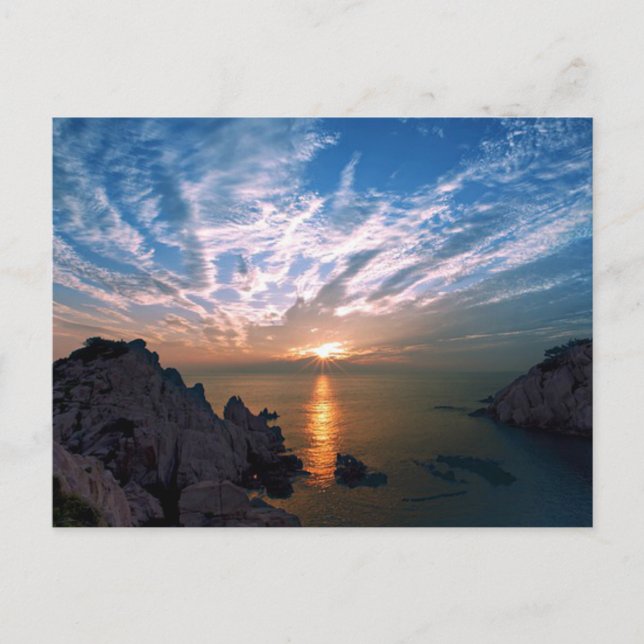 Cartão Postal Ulsan, Coreia do Sul Sunrise (Frente)