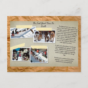 Cartão Postal Última Corrida de Excelente no Cartaz Terra