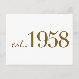 Cartão Postal Último 1958