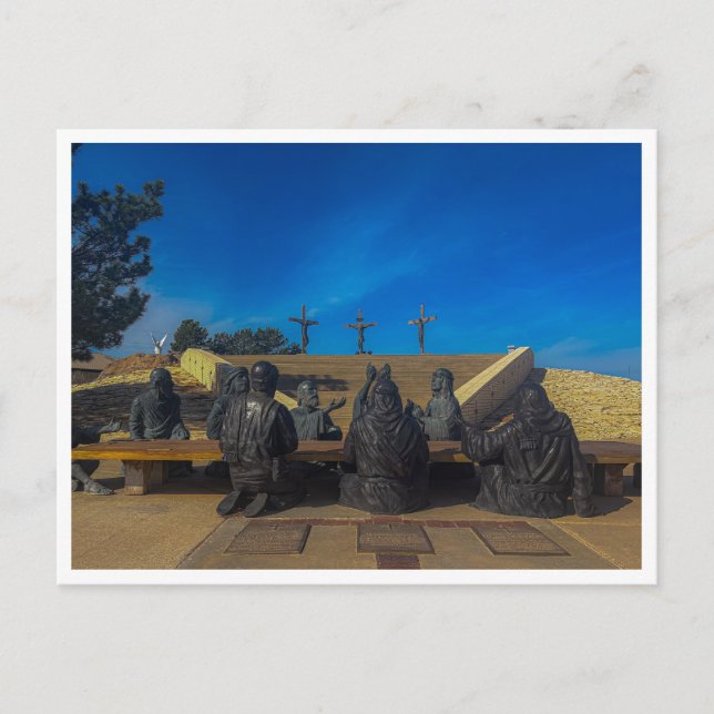 Cartão Postal Último jantar (Frente)