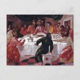 Cartão Postal Último jantar - El Greco - c1595