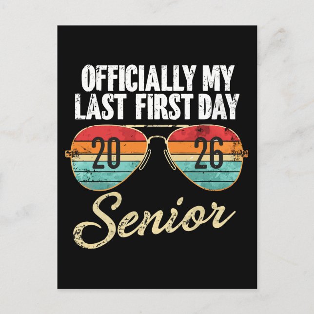Cartão Postal Último Mais velho do Primeiro Dia 2026 (Frente)