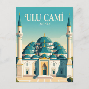 Cartão Postal Ulu Cami (A Mesquita Grande) Turquia