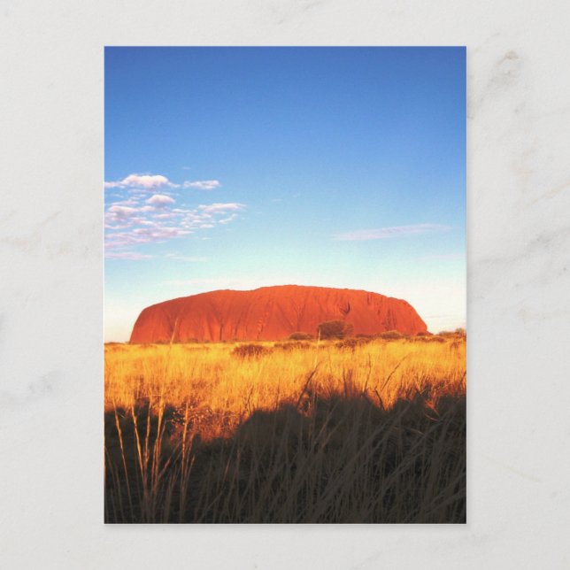 Cartão Postal Uluru (Frente)