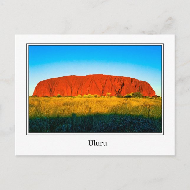Cartão postal Uluru (Frente)