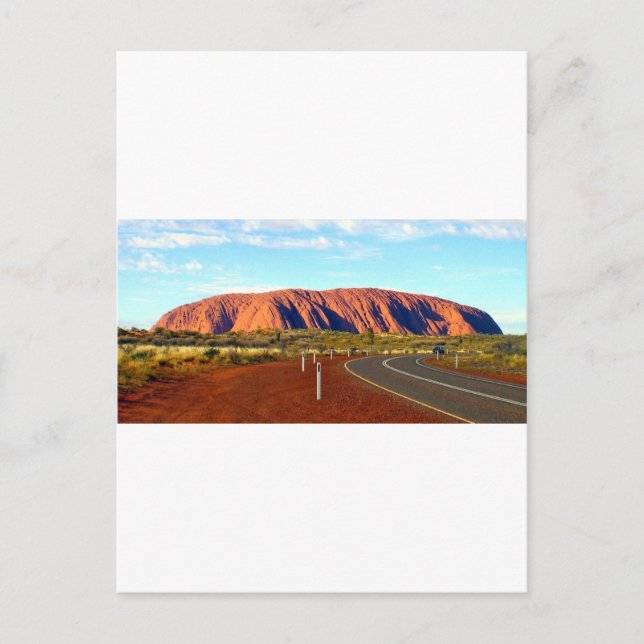 Cartão Postal Uluru / Ayers Rock - Austrália (Frente)