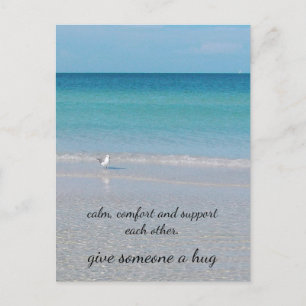 Cartão Postal "Um abraço..................."