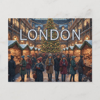 Cartão Postal Um Aconchegante Covent Garden - Natal em Londres