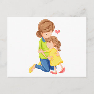 Cartão Postal Um amor de mãe e filha