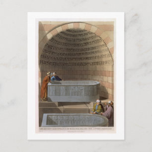 Cartão Postal Um Antigo Sarcófago de Basaltes, chamado Lov