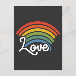 Cartão Postal Um arco-íris do amor