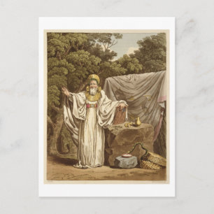 Cartão Postal Um Arqui Druida em seu Hábito Judicial, gravado po