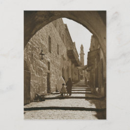 Cartão Postal Um beco em Jerusalém
