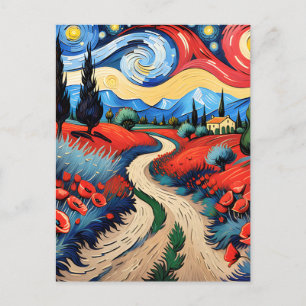 Cartão Postal Um belo campo