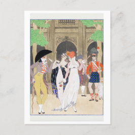 Cartão Postal Um belo encontro Palais de Barbier Postcard