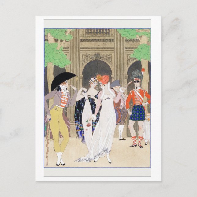 Cartão Postal Um belo encontro Palais de Barbier Postcard (Frente)