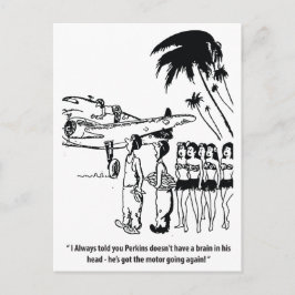 Cartão Postal Um Bom Mecânico, Engraçado, Vintage