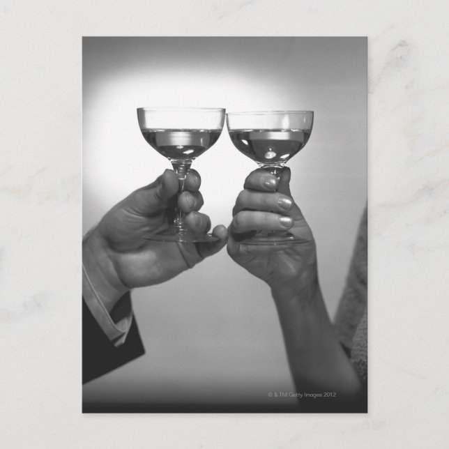 Cartão Postal Um brinde (Frente)