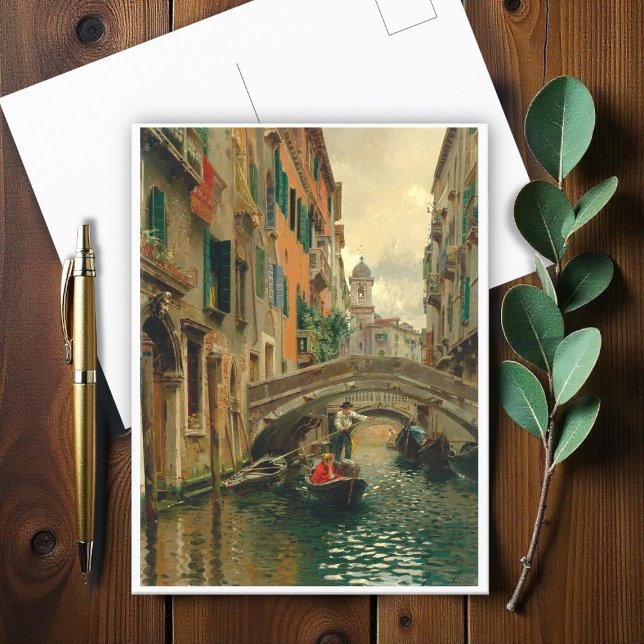 Cartão Postal Um Canal Silencioso, Veneza (Criador carregado)