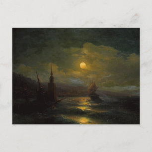 Cartão Postal Um canto de Constantinopla Ivan Aivazovsky