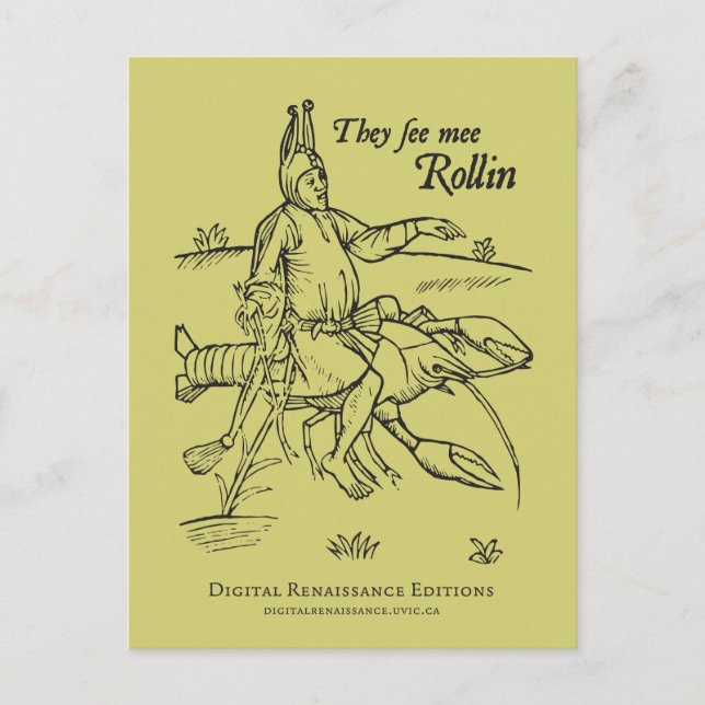 Cartão Postal Um Cartão-Postal de Caminhada Bisque (Frente)