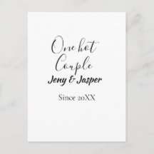 Um casal quente adiciona nome desde o ano 20XX dat