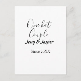 Cartão Postal Um casal quente adicionar nome desde o ano de 20XX