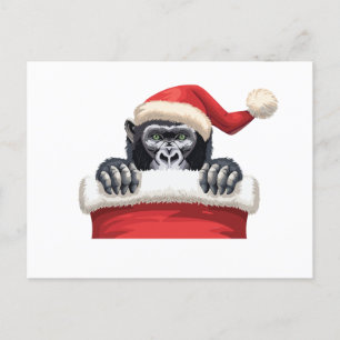 Cartão Postal Um Cheio de Gorilla Cheer