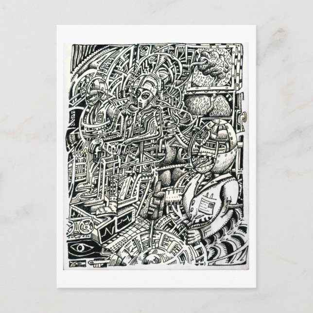 Cartão Postal Um choque para o sistema (cadeira elétrica) (Frente)