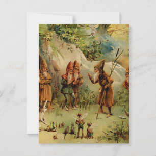 Cartão Postal “Um Conselho de Gnomos” por E S Hardy