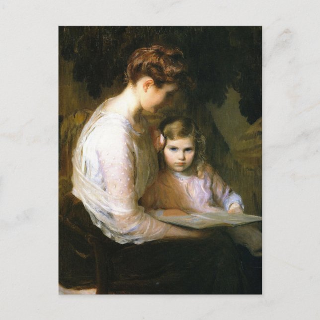 Cartão Postal Um conto de Lilla Cabot Perry (Frente)