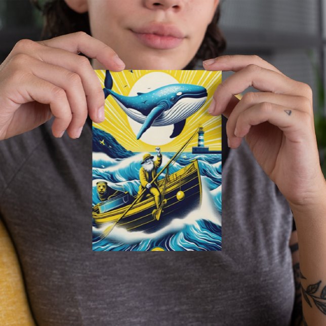 Cartão Postal Um Conto de Pescador (Criador carregado)