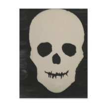 Um crânio de Halloween