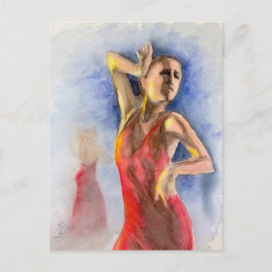 CARTÃO POSTAL UM DANÇADOR FLAMENCO 2