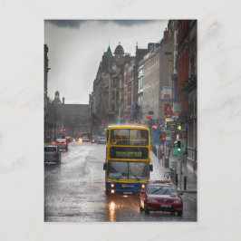 Cartão Postal Um dia chuvoso em Dublin