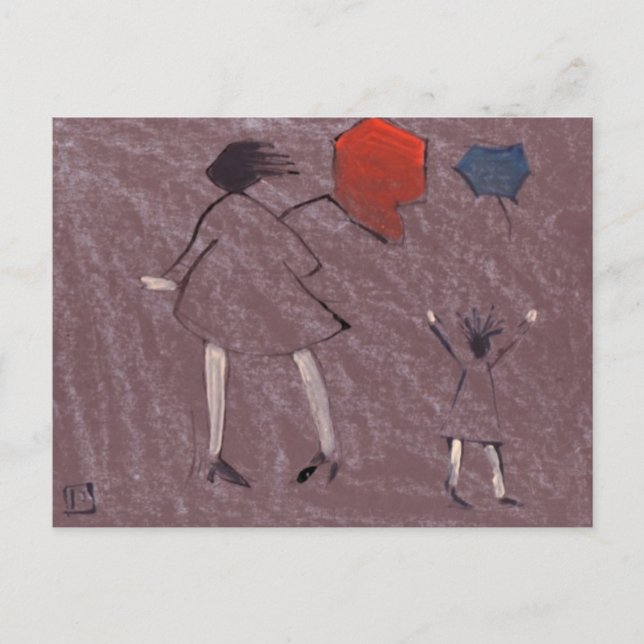 CARTÃO POSTAL UM DIA DE VENTO (Frente)