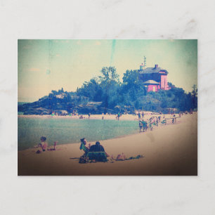 Cartão Postal Um Dia Na Praia