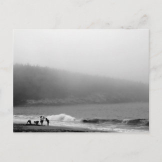 Cartão Postal Um Dia na Praia - Maine