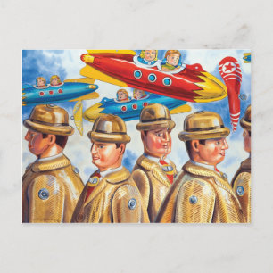 Cartão Postal "Um dia no aeroporto"