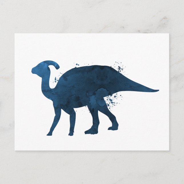 Cartão Postal Um Dinossauro (Frente)