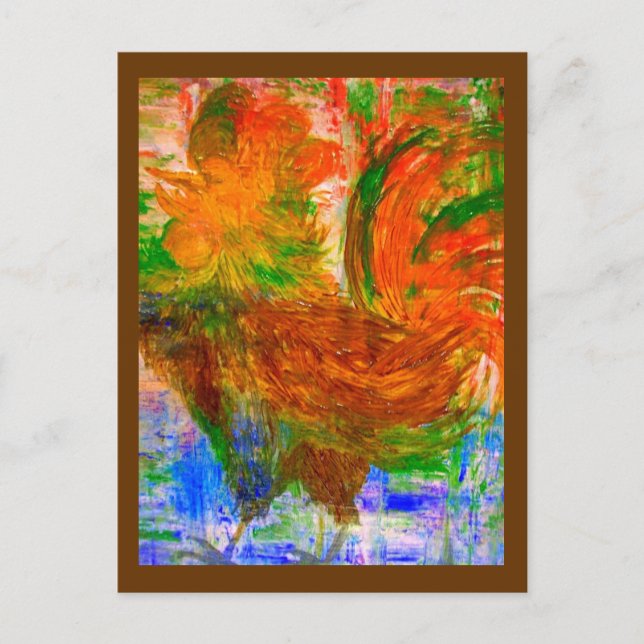 Cartão Postal Um-Doodle-Doo (Frente)